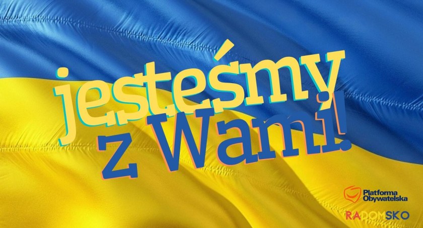 Koalicja Obywatelska zaprasza do udziału w piątkowym wiecu poparcia dla Ukrainy