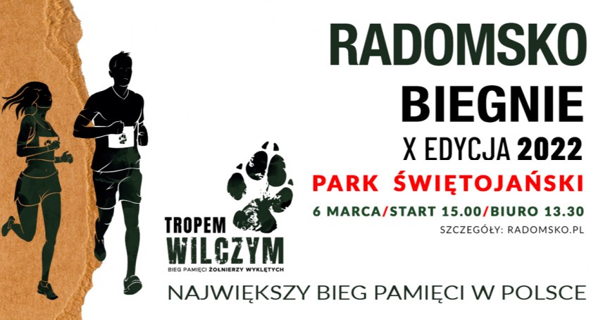 Bieg „Tropem Wilczym” nie na Wymysłówku a w parku Świętojańskim. I zbiórka dla ofiar wojny na Ukrainie