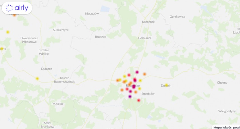 Prognozowana jest zła jakość powietrza w Radomsku. Lepiej zostać w domu