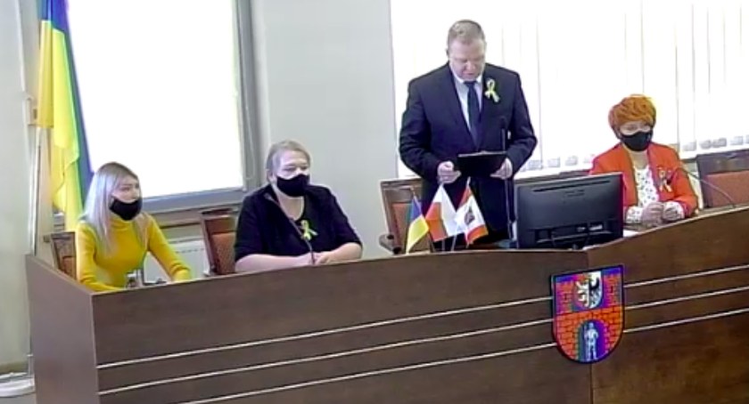 Radni powiatu: potępiamy działania Putina. Jesteśmy solidarni z Ukrainą