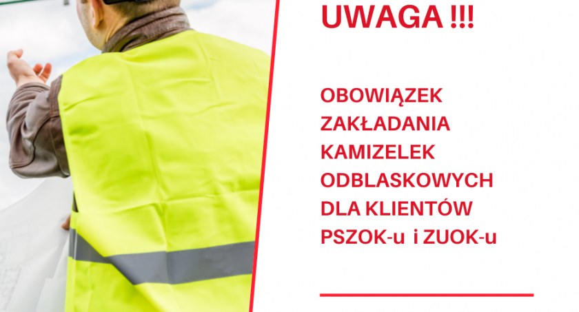 Nowy obowiązek dla klientów Punktu Selektywnej Zbiórki Odpadów Komunalnych: odblaskowe kamizelki