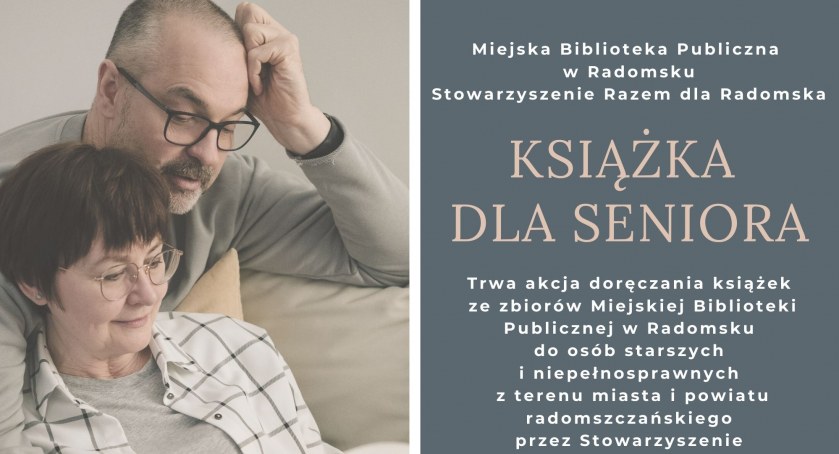 Lubisz czytać, ale nie możesz wyjść z domu? Akcja „Książka dla seniora” jest dla ciebie