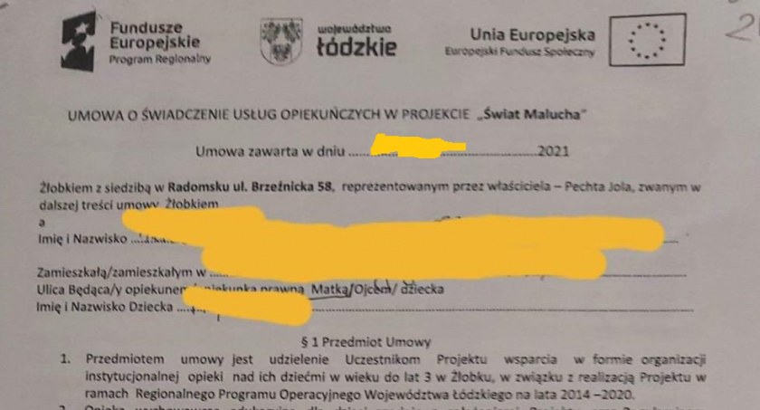 [Tylko u nas] Żłobkowy biznes na dotacjach. Dwie umowy, bezprawne opłaty, urząd kieruje sprawę na policję