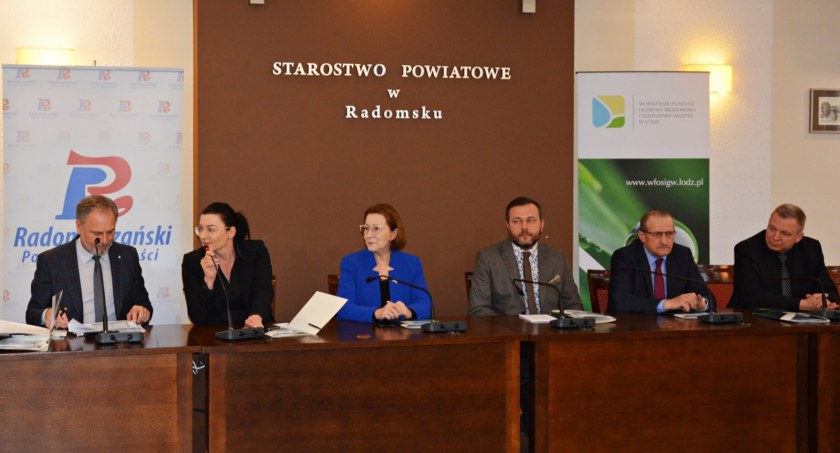 Wojciech Miedzianowski z WFOŚiGW w starostwie o pieniądzach na ekologiczne inwestycje w powiecie