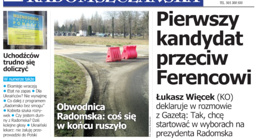 W najnowszej Gazecie: Pierwszy przeciw Ferencowi. Łukasz Więcek: Tak, chcę startować na prezydenta Radomska 