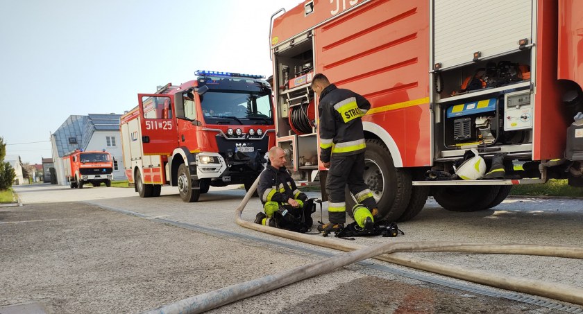 Pożar w kotłowni gidelskiego klasztoru. Do akcji ruszyły cztery zastępy straży