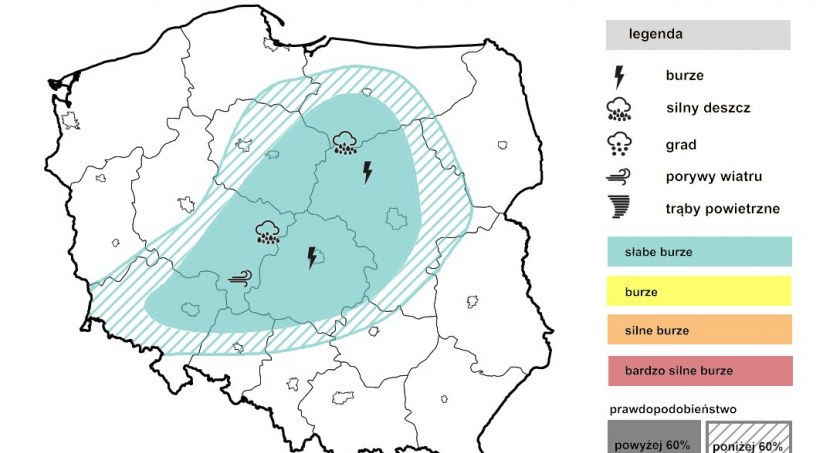 Prognoza na popołudnie: wzrost zachmurzenia i przelotny deszcz. Burze raczej ominą Radomsko