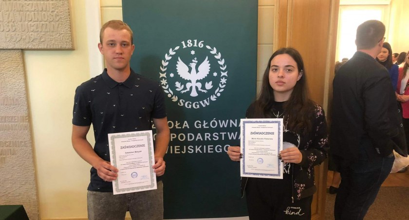 Marta Piekarska i Sebastian Matyjak finalistami Olimpiady Wiedzy i Umiejętności Rolniczych