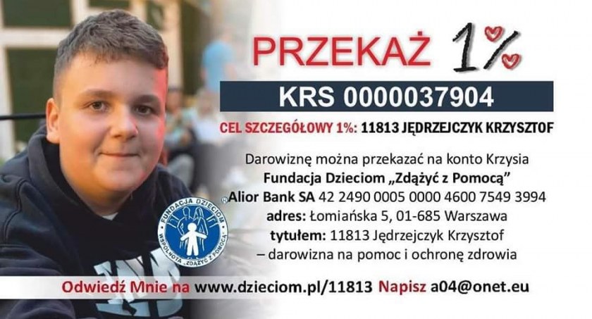 IV Przedborska DYCHA: pobiegną dla Krzysia, który także marzy, że kiedyś pobiegnie wraz z kolegami
