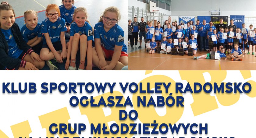 Akademia Volley ogłasza nabór. Dzisiaj w drużynie młodzieżowej, za kilka lat w wyjściowej szóstce