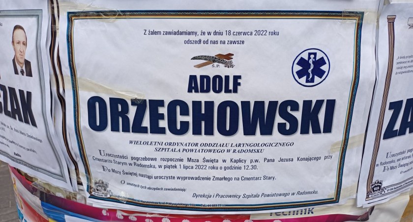 Zmarł lekarz Adolf Orzechowski. Był doskonale znany radomszczanom