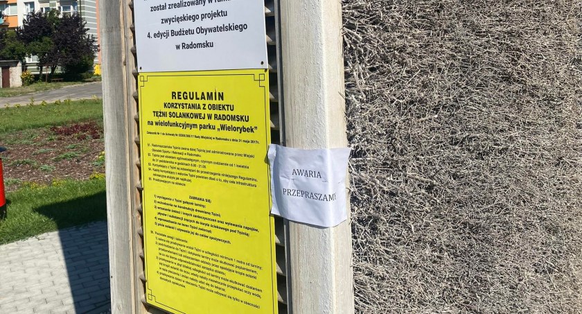 Tężnie na Wielorybku nieczynne. Na usunięcie awarii trzeba poczekać kilka dni