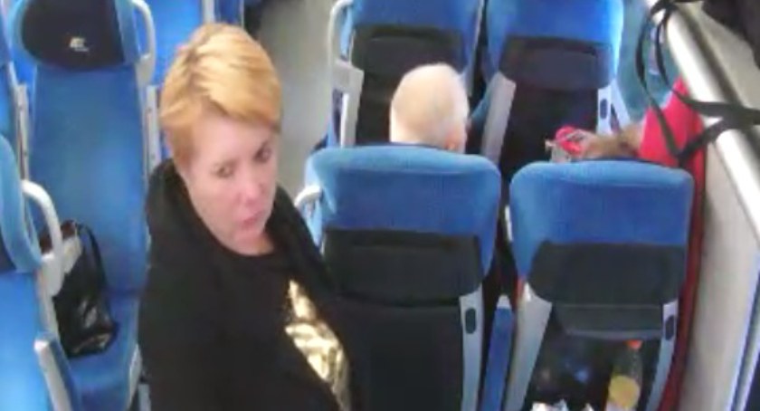 Policja prosi też o pomoc w ujęciu kobiety, która ukradła bagaż w pociągu 