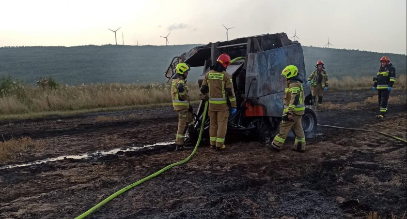 I znów pożar słomy w Pytowicach. Tym razem spłonęła też prasa