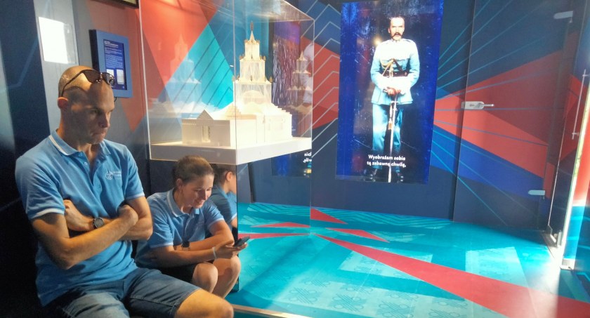 Wirtualny Teatr Historii „Niepodległa” przed Starostwem Powiatowym. Dzisiaj ostatni dzień