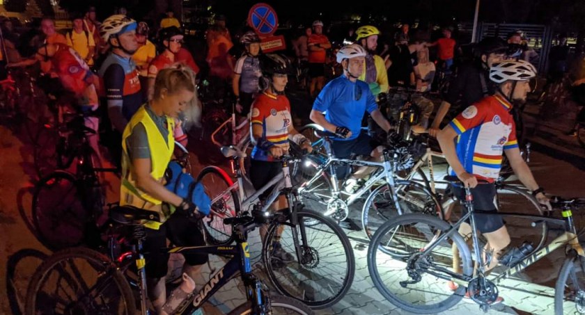 Czwarty już Nocny Rajd Rowerowy Pożegnanie Wakacji organizowany przez KBKS 