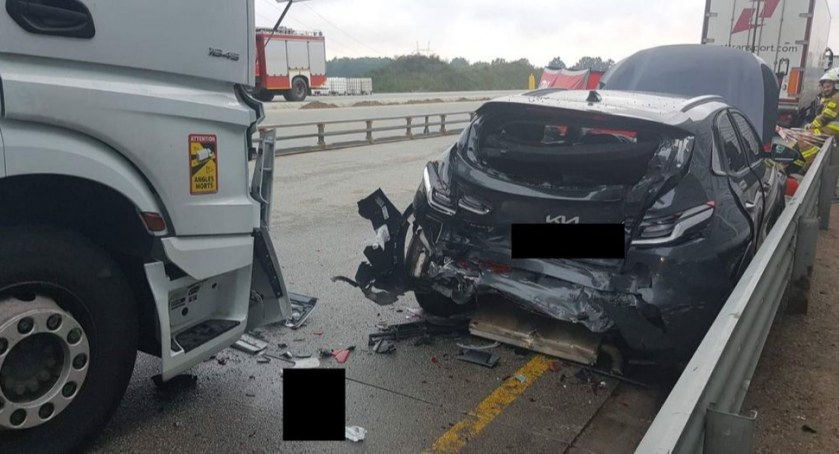 Jedna osoba zginęła w wypadku na autostradzie A1. Ruch skierowano na DK 91 
