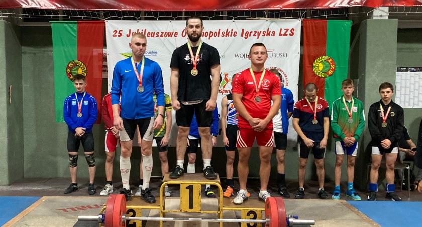 Grad medali sztangistów na Ogólnopolskich Igrzyskach LZS