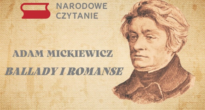 Narodowe czytanie w sobotę 3 września w bibliotece. W tym roku „Ballady i romanse” Adama Mickiewicza