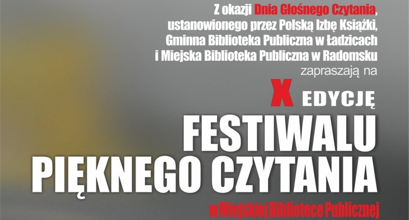 Dzieci i młodzież wezmą udział w Festiwalu Pięknego Czytania w MBP w Radomsku