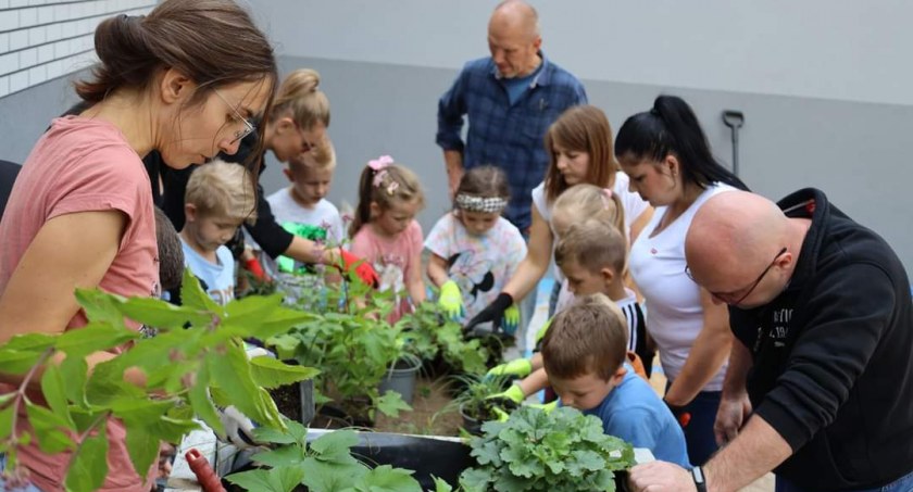 Dzieci z przedszkola nr 2 powstrzymują suszę. Właśnie założyły ogród deszczowy 