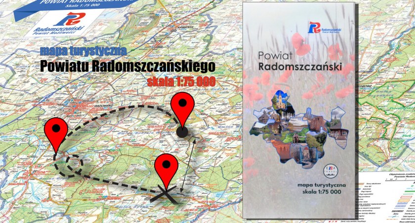 Powiat radomszczański ma swoją mapę. Dla mieszkańców jest za darmo w starostwie i w urzędach gmin