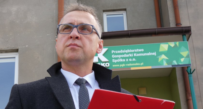 Radny Rafał Dębski wszedł na kontrolę w PGK. Prezes Zbigniew Rybczyński: Oczywiście, przedstawię, ale nie dzisiaj