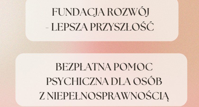 Bezpłatne wsparcie Fundacji