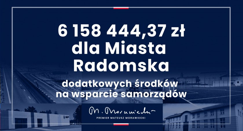 Do Radomska i powiatu trafią miliony złotych. Premier daje samorządom środki m.in. na opał i prąd