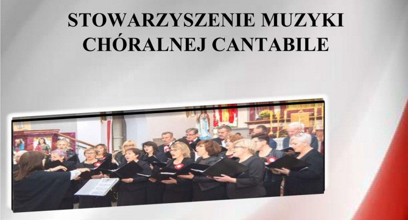 Stowarzyszenie Muzyki Chóralnej Cantabile zaprasza na koncert