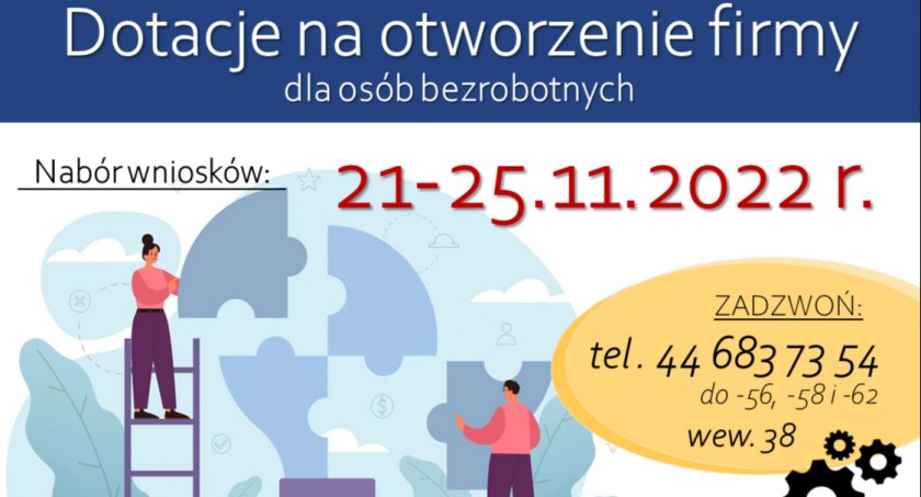 PUP ogłasza dodatkowy nabór wniosków na środki na działalność gospodarczą