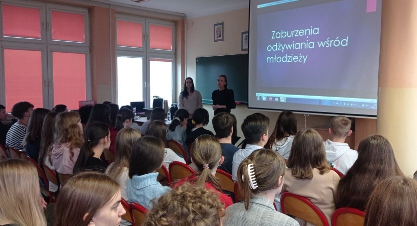 O zaburzeniach odżywiania rozmawiano na spotkaniu z dietetykiem w I LO