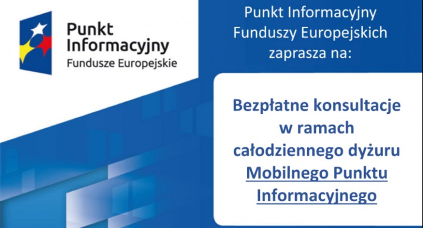 W Radomsku pojawi się Mobilny Punkt Informacyjny Funduszy Europejskich