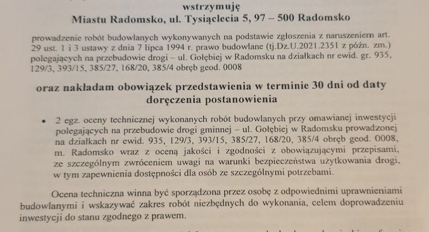 Gołębia: To mieszkańcy mieli rację, urząd źle złożył dokumenty
