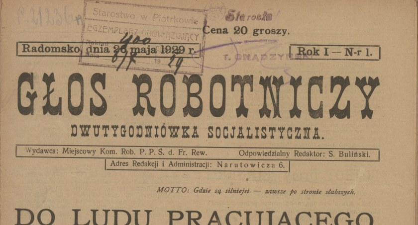 Nieuki, łaziki, bliżsi i dalsi kuzyni: Jak wyglądał spór polityczny w przedwojennym Radomsku