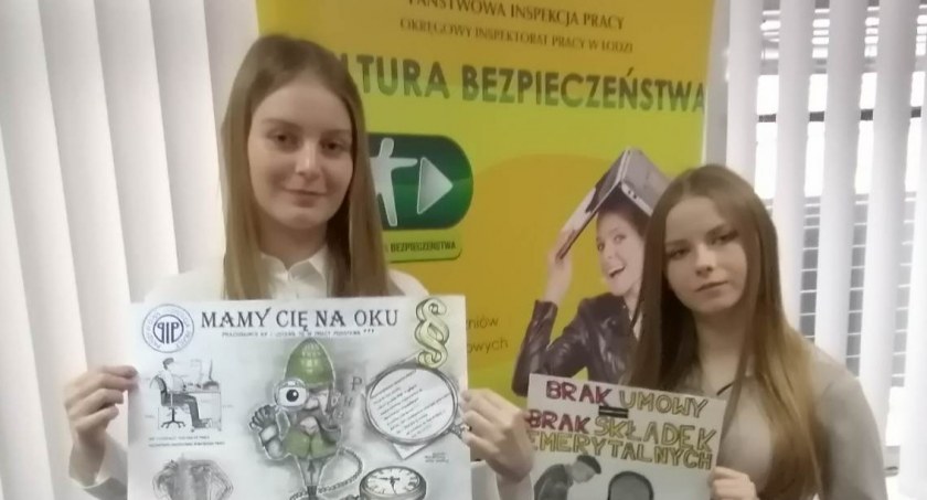 Pamela Mularczyk, licealistka z Przedborza, zwyciężyła w konkursie Okręgowego Inspektoratu Pracy w Łodzi
