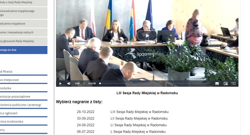 Nagranie z sesji w standardzie radomszczańskim: jak ludzie zapomną. „U innych wystarczy dzień, u nas tygodnie