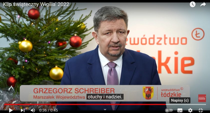 Życzenia od marszałka