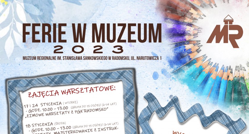 Ferie zimowe już za tydzień. Miejskie placówki zapraszają na zajęcia. Sprawdź, co przygotowało muzeum