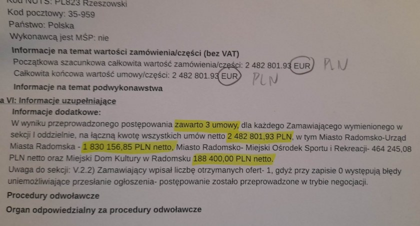 Prąd na starym basenie kosztował 110 tys. za osiem miesięcy, na Aquarze - 585 tys.