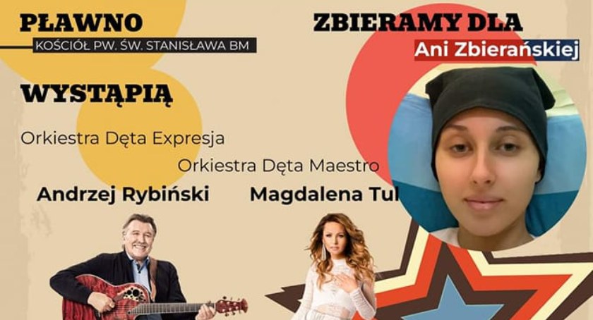 Andrzej Rybiński zagra i zaśpiewa w Pławnie. Na koncercie charytatywnym dla Ani Zbierańskiej walczącej z nowotworem