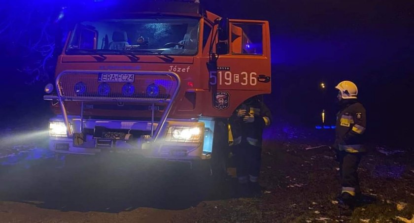 Pożar w miejscowości Załawie w gminie Żytno. Drugi raz w ciągu kilku dni 