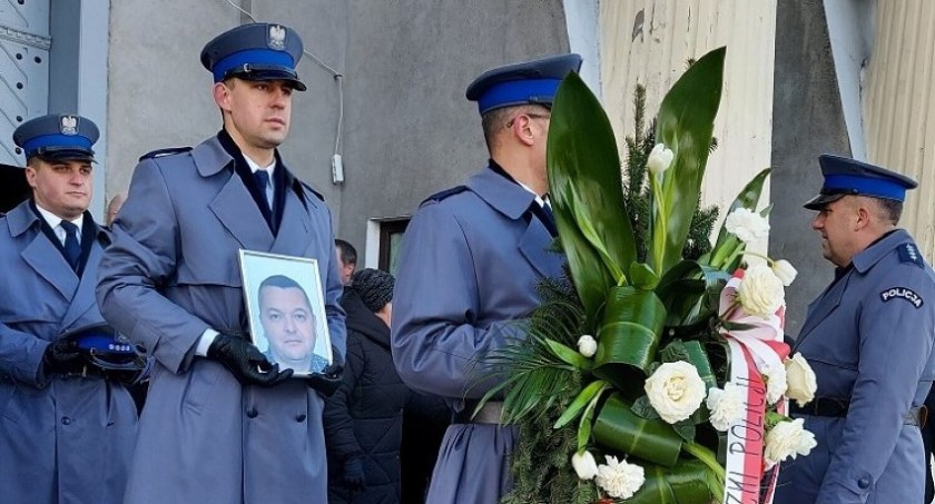 Ostatnie pożegnanie aspiranta sztabowego Marka Purzyńskiego. Policjant przegrał z chorobą