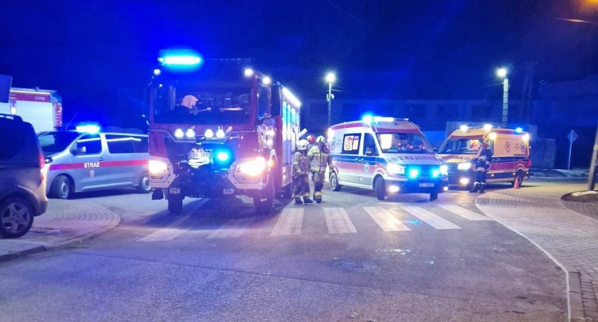 Lgota Wielka. Kapitan Marek Jeziorski: Ze zgłoszenia wynikało, że trzy osoby straciły przytomność
