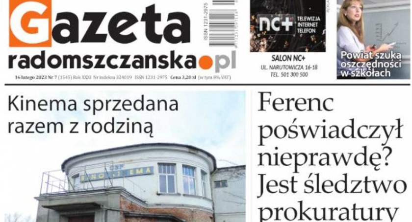 W najnowszej Gazecie: Śledztwo w sprawie działań władz miasta - Kinema sprzedana razem z rodziną - Aquara zatkana