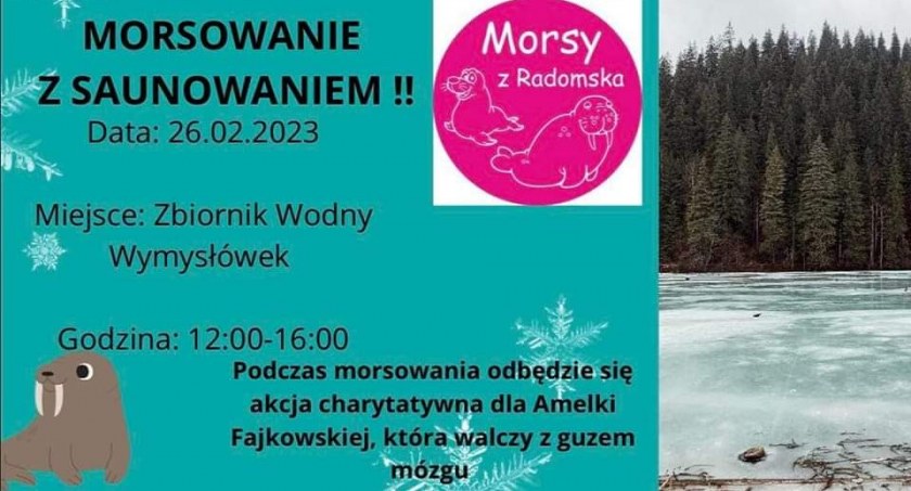 Morsy z Radomska zapraszają na kąpiel w zimnej wodzie. Dla Amelii Fajkowskiej 