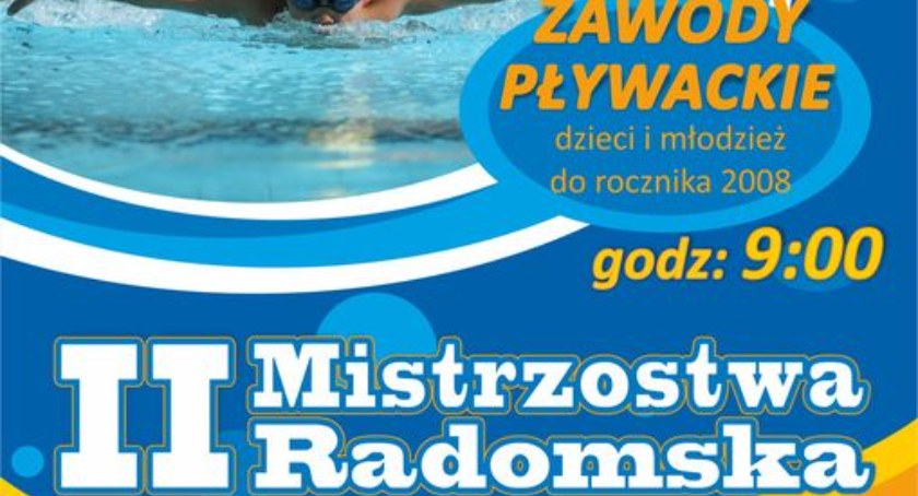 18 marca odbędą się II Pływackie Mistrzostwa Radomska. Zapisy zawodników już ruszyły