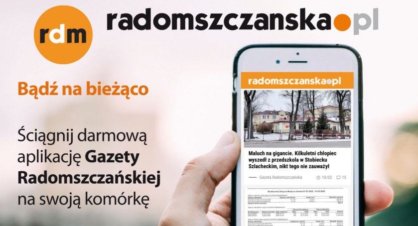 Ściągnij za darmo aplikację Gazety Radomszczańskiej. Bądź zawsze na bieżąco