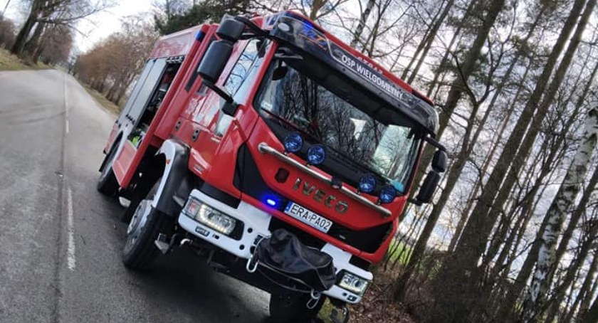 Krzętów, gmina Wielgomłyny. Strażacy wysłani do pomocy