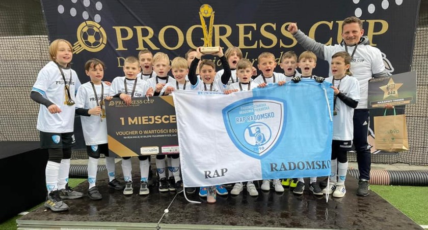 RAP Radomsko wygrywa w ogólnopolskim turnieju „Progress CUP”. Chłopcy z rocznika 2013 wrócili z medalami